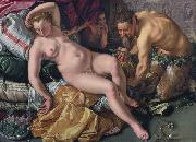 Hendrick Goltzius Jupiter and Antiope oil painting reproduction
